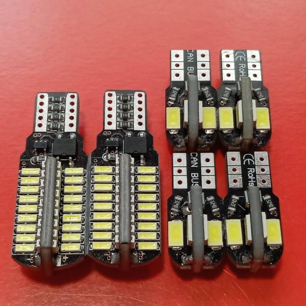 NHP160V プロボックス 爆光!LED ポジション球 スモール バックランプ ナンバー灯 6個セット T10 T16 ホワイト /72/8拍卖