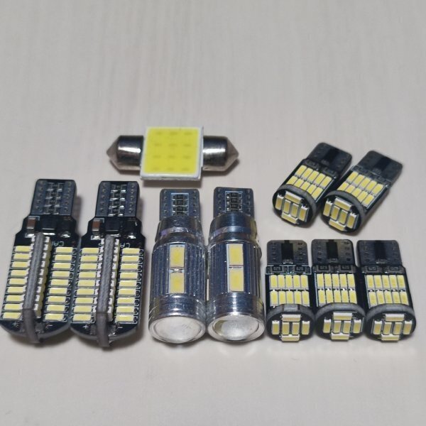 NHP10 アクア G's 後期 超爆光! T10 LED ルームランプ ポジション ナンバー灯 バックランプ 10個セット トヨタ /72/26/10/t31拍卖