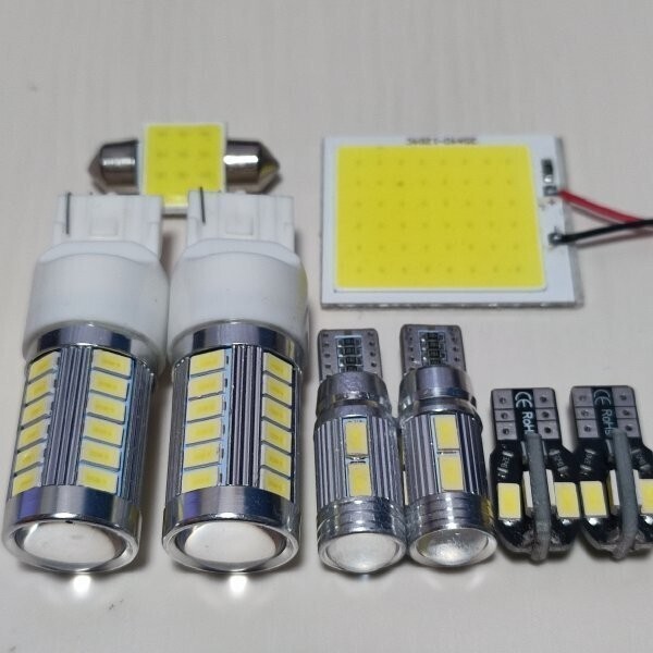 JB64W ジムニー 超爆光! T10 LED ルームランプ バックランプ ナンバー灯 8個セット ホワイト スズキ /33/10/8/t31/c48拍卖