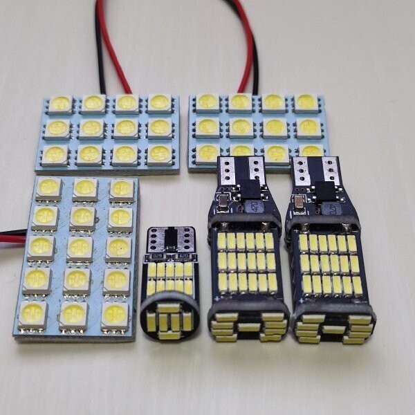 A200A A210A ライズ 超爆光! T10 LED ルームランプ バックランプ 6個セット トヨタ /s15/s12/45/26拍卖