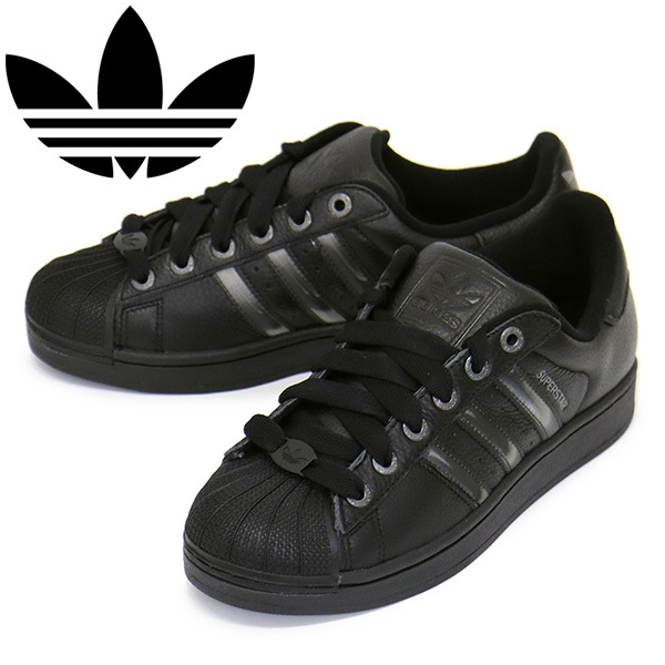 adidas (アディダス) JQ3914 SUPERSTAR II スーパースター スニーカー コアブラック/マットシルバー/カーボン AD33723.5cm拍卖