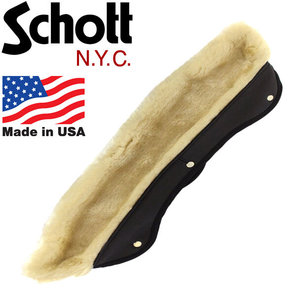 Schott (ショット) 5970028 3970034 618M Detachable BOA for Collar (デタッチャブル 襟ボア) 05(414)NATURAL-40拍卖