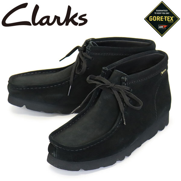 Clarks (クラークス) 26179256 WallabeeBT GTX ワラビーブーツ ゴアテックス メンズ ブーツ Black Sde CL145UK9.5-約27.5cm拍卖