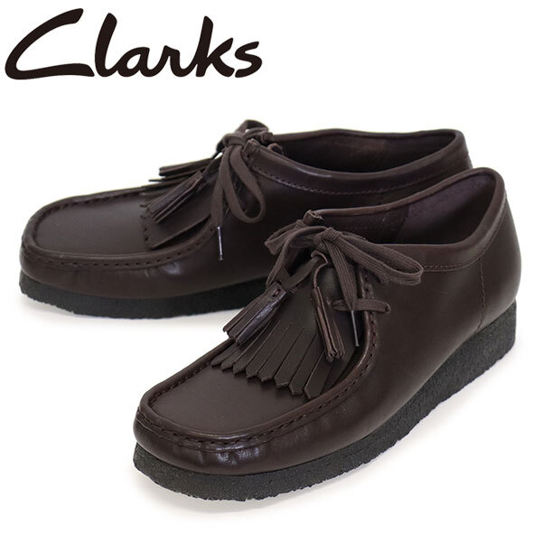 Clarks (クラークス) 26182787 Wallabee ワラビー メンズシューズ Purple Grape Leather CL142UK9.5-約27.5cm拍卖