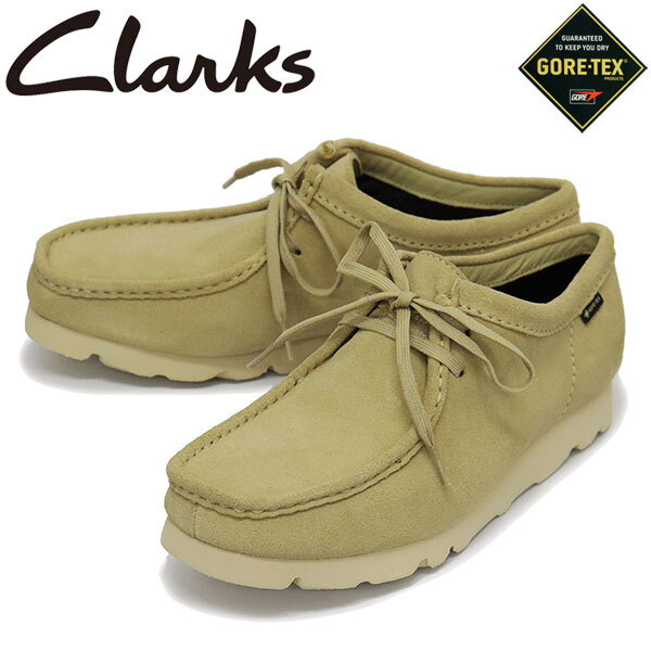 Clarks (クラークス) 26179252 Wallabee GTX ワラビー ゴアテックス メンズ ブーツ Maple Suede CL146UK8-約26.0cm拍卖