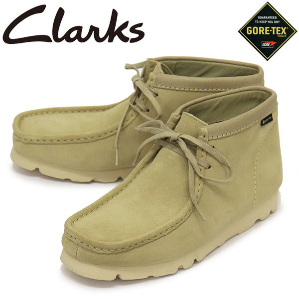 Clarks (クラークス) 26179257 WallabeeBT GTX ワラビーブーツ ゴアテックス メンズ ブーツ Maple Suede CL144 UK8-約26.0cm拍卖