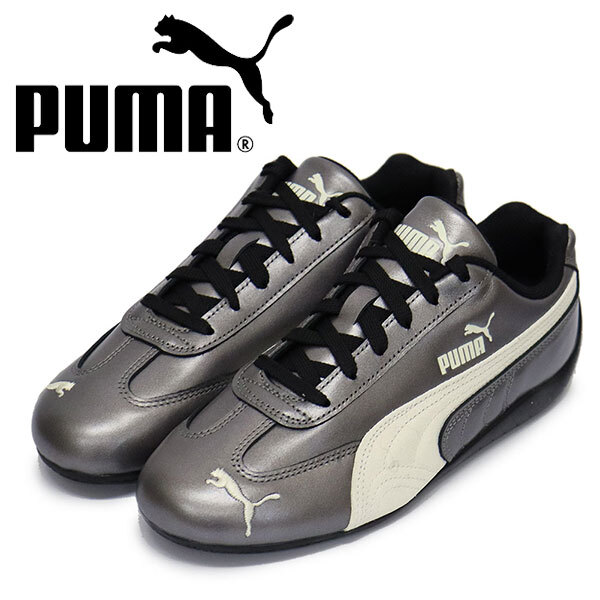 PUMA (プーマ) 403689 ユニセックス スピードキャット メタリック スニーカー 02 PUMA BLACK-WARM WHITE PM24625.0cm拍卖