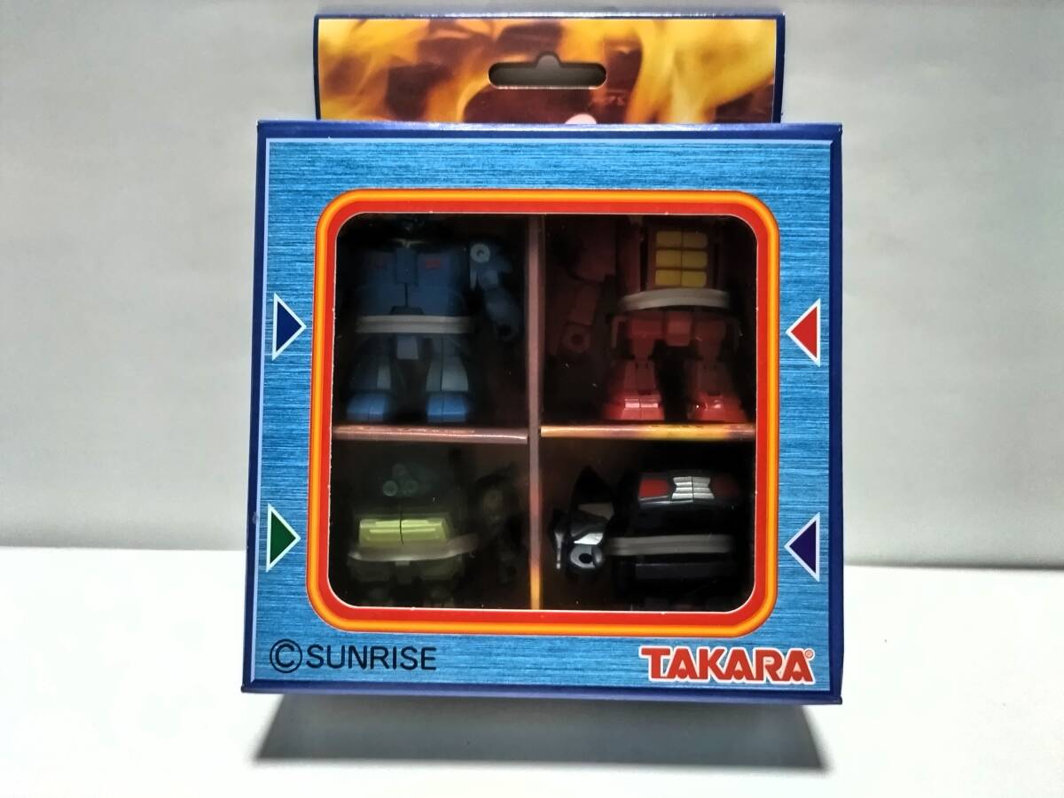 ★新品・未開封 タカラ チョロQ 初回仕様 ダグラム ボトムズ ガリアン ゴーグ 4機セット★拍卖