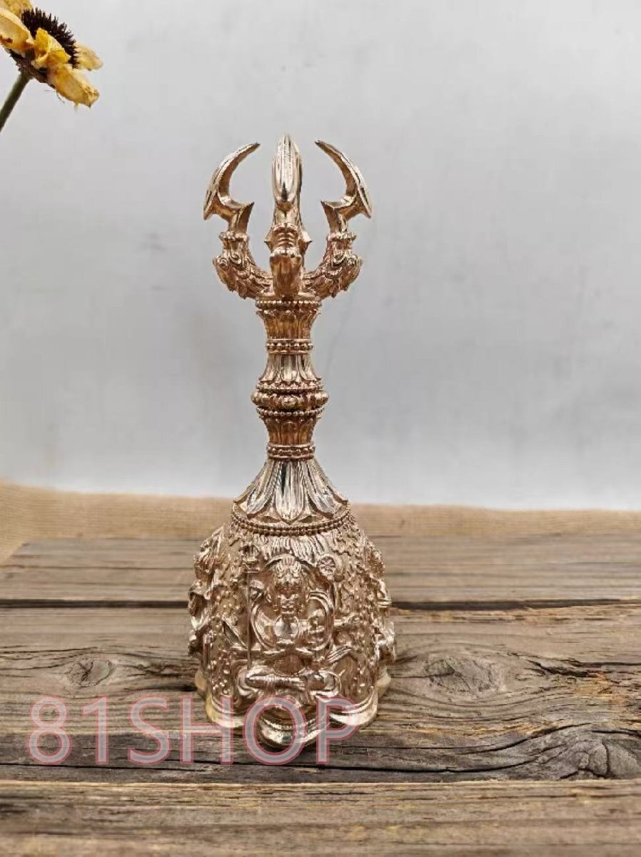 「81SHOP」 四大明王 金剛鈴 仏具 真鍮製 密教法具 寺院仏具拍卖