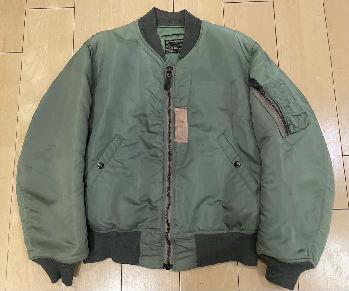 BUZZRICKSON'S バズリクソンズ MA-1 フライトジャケット L USED M品番拍卖