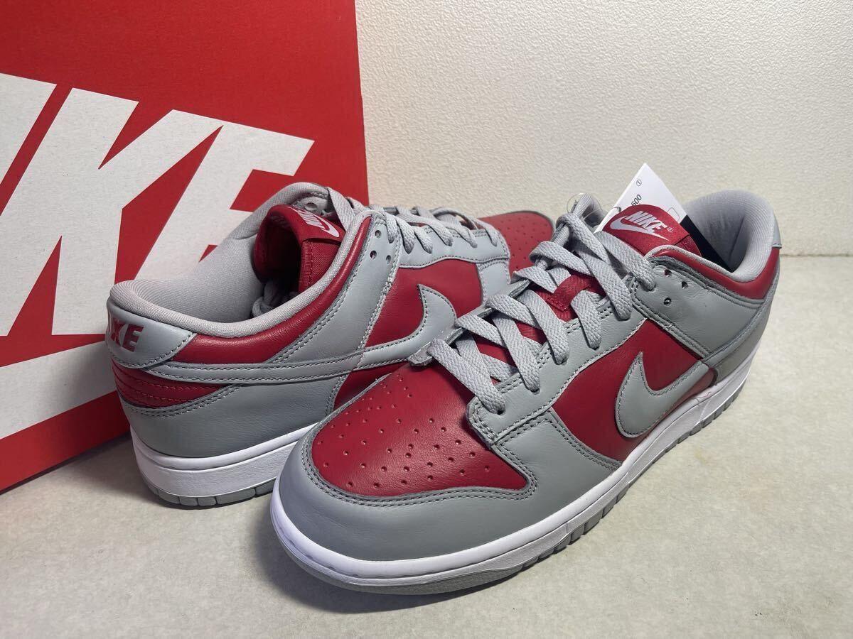 NIKE DUNK LOW QS ダンク 赤x灰 ウルトラマンカラー 裏ダンク US10 国内正規 未使用新品 FQ6965-600拍卖