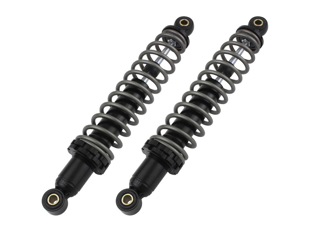 モンキー125(JB02/JB03)用335mmリアショック (2本セット/ブラックボディ×ガンメタスプリング)_シフトアップ拍卖