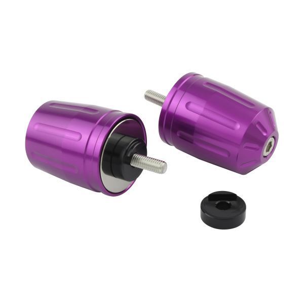 NMAX/N-MAX(2017-2020) 用 ウルトラヘビーバーエンドキャップ T2 M6タイプ ブルーベリー|ポッシュフェイス/POSH拍卖