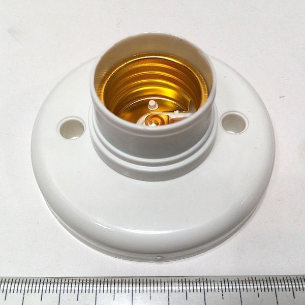 E27/E26口金 ネジ式ソケット ホワイト シーリングライトランプ電球固定ベース スタンド 電球ホルダー LED電球ベース  ★鄭5拍卖