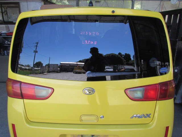 【個人宅配送不可】ダイハツ マックス L950S H16年式 ■バックドア【カラー/イエロー】中古 ★213470拍卖