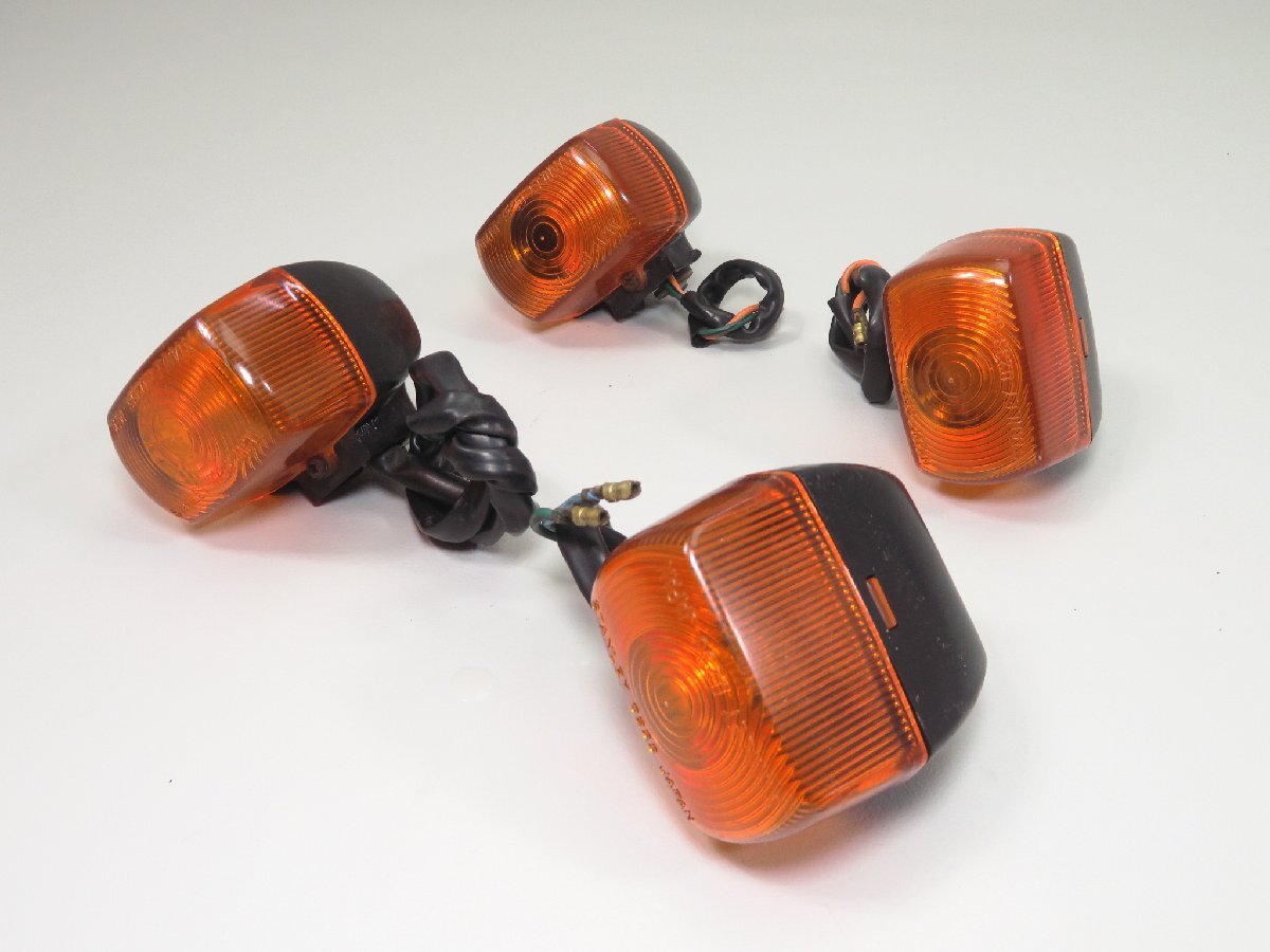 ⑥ZOOMER/ズーマー/AF58 FI 純正 1台分 フロント&リア/前後 ウインカー 検 ノーマル カスタム 1 AF54 AF55 AF57 NSR XR FTR CRM NS-1拍卖