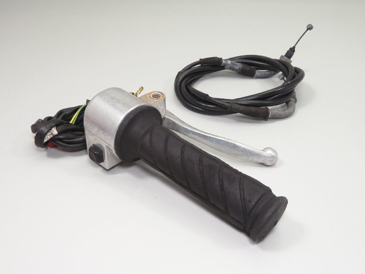 ⑥ZOOMER/ズーマー/AF58 FI 純正 右 ハンドルスイッチ/スロットル ブレーキレバー おまけ アクセルワイヤー 検 1 AF54 AF55 AF57 右側拍卖