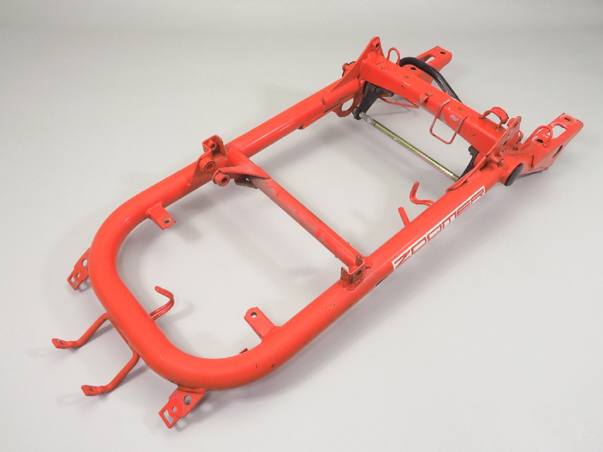 ⑦ZOOMER/ズーマー/AF58 純正 シートフレーム/サブフレーム/リアフレーム オレンジ/橙 検 ノーマル カスタム 6 AF54 AF55 AF56 AF57拍卖