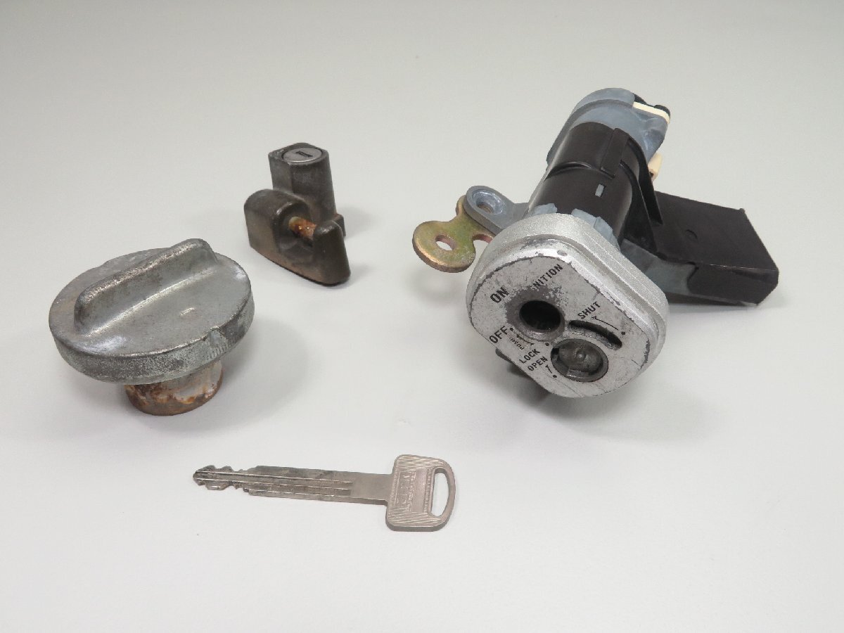 ⑦ZOOMER/ズーマー/AF58 純正 メイン キーセット タンクキャップ 鍵/カギ/ロック 検 ノーマル レストア 1 AF54 AF55 AF56 AF57 シリンダー拍卖