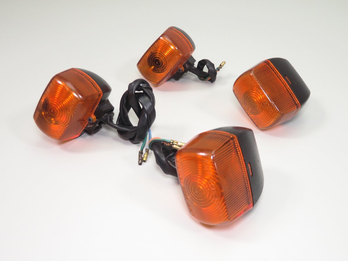 ⑧ZOOMER/ズーマー/AF58 FI 純正 フロント&リア/前後 ウインカー 1台分 検 ノーマル カスタム 1 AF54 AF55 AF56 AF57 インジェクション拍卖