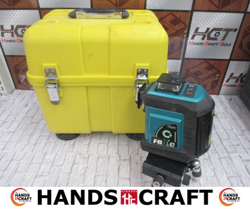 LTC FGX3C グリーンレーザー墨出し器 中古品 リチウム電池バッテリx1/充電アダプタ 現状品 【ハンズクラフト宜野湾店】拍卖