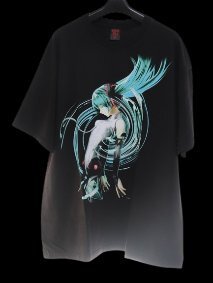 新品初音ミク×GEEKS RULE TシャツXLシルクスクリーン拍卖