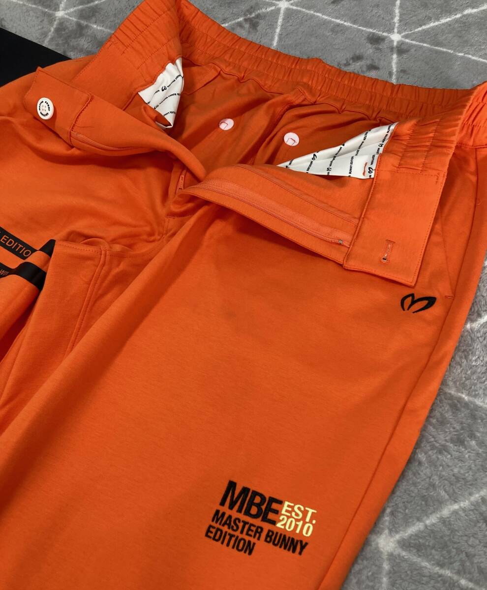 新品 パーリーゲイツ マスターバニー ハイパワーストレッチ 5ポケットパンツ(5)サイズL/オレンジ MASTER BUNNY EDITION 30800拍卖