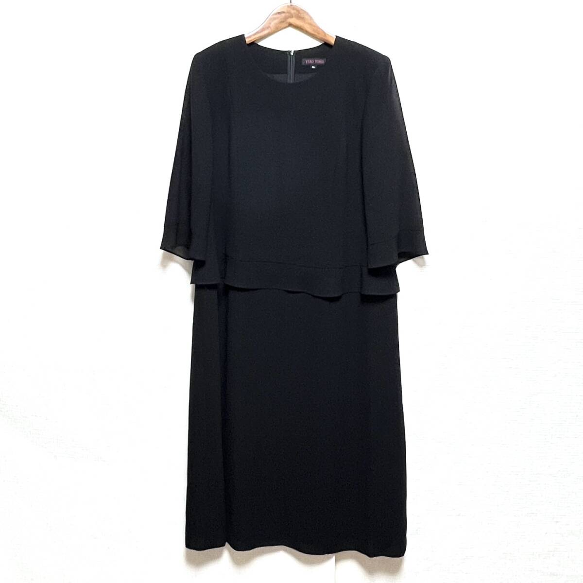 即決 ユキトリイ YUKITORII ワンピース サイズ16 黒 ゆうパケットポスト可 (955411)拍卖
