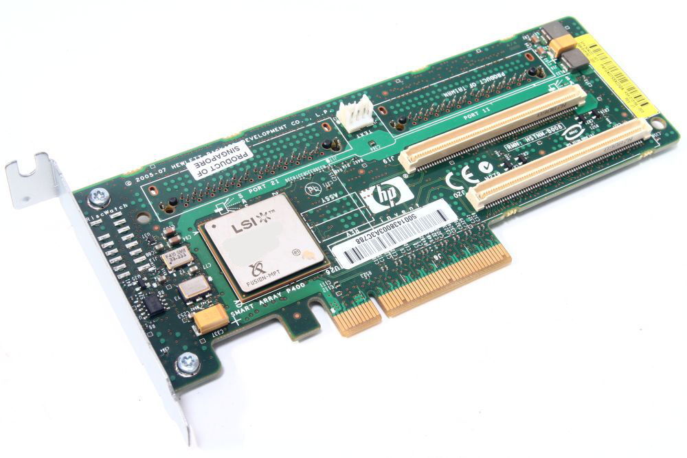HP 405831-001 Smart Array P400 RAID Controller PCIe PCI-E Low Profile LSISAS1078 512MB付拍卖