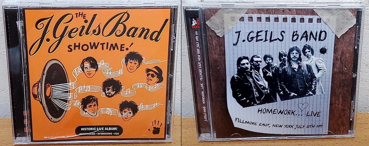 J.Geils Band / Showtime! + Homework: Live Fillmore East, NY July 27th 1971. 2枚セット J・ガイルズ・バンド拍卖