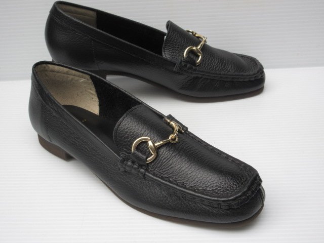 大きい モデル サイズ 即決 25.5 Mbコレクション MB865SL 黒 日本製 本革 婦人 レディース パンプス モカシン スリッポン ローファー拍卖