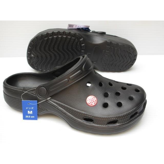 即決 22.0 水濡れOK BZ36601 ブラック 超軽量 つま先 カバー ガード 前かぶり サボ クロッグ モード 履き サンダル プール つっかけ拍卖