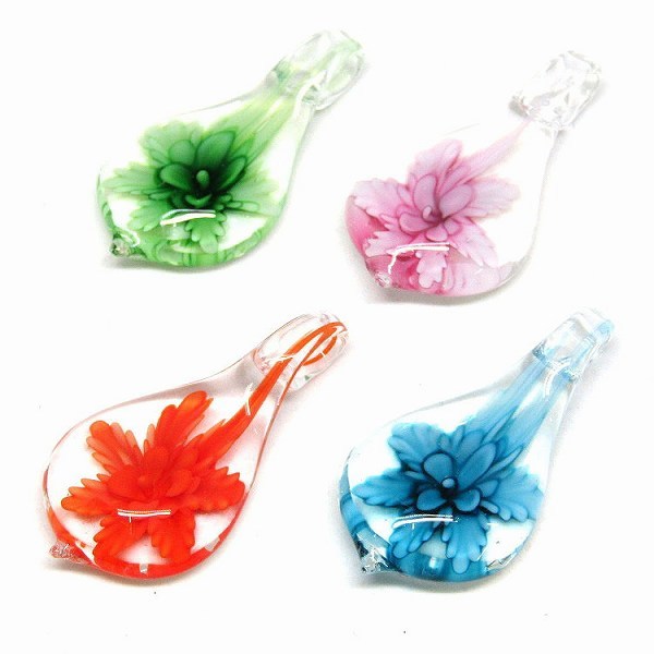 「bem-a2」 びいどろ 花柄 硝子 箸置き 4色 セット おしゃれ かわいい ガラス はしおき 和 食器 インテリア 箸おき拍卖