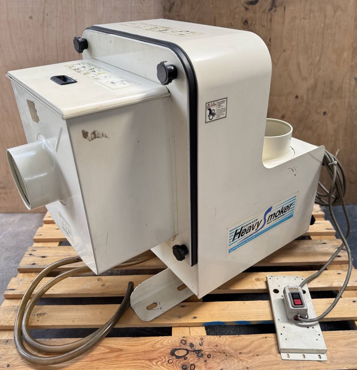 赤松電機製作所 オニカゼ HEAVY SMOKER ミストコレクター HVS-150-000 (動作確認済み) 50/60Hz 三相200V 中古品 拍卖