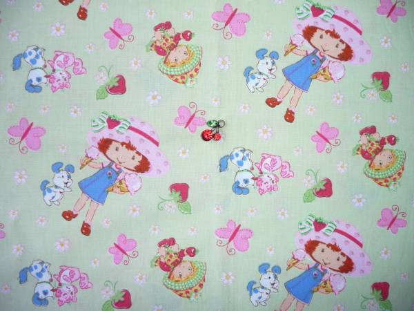 即決☆レアストロベリーショートケーキグリーン☆USA女の子いちご拍卖