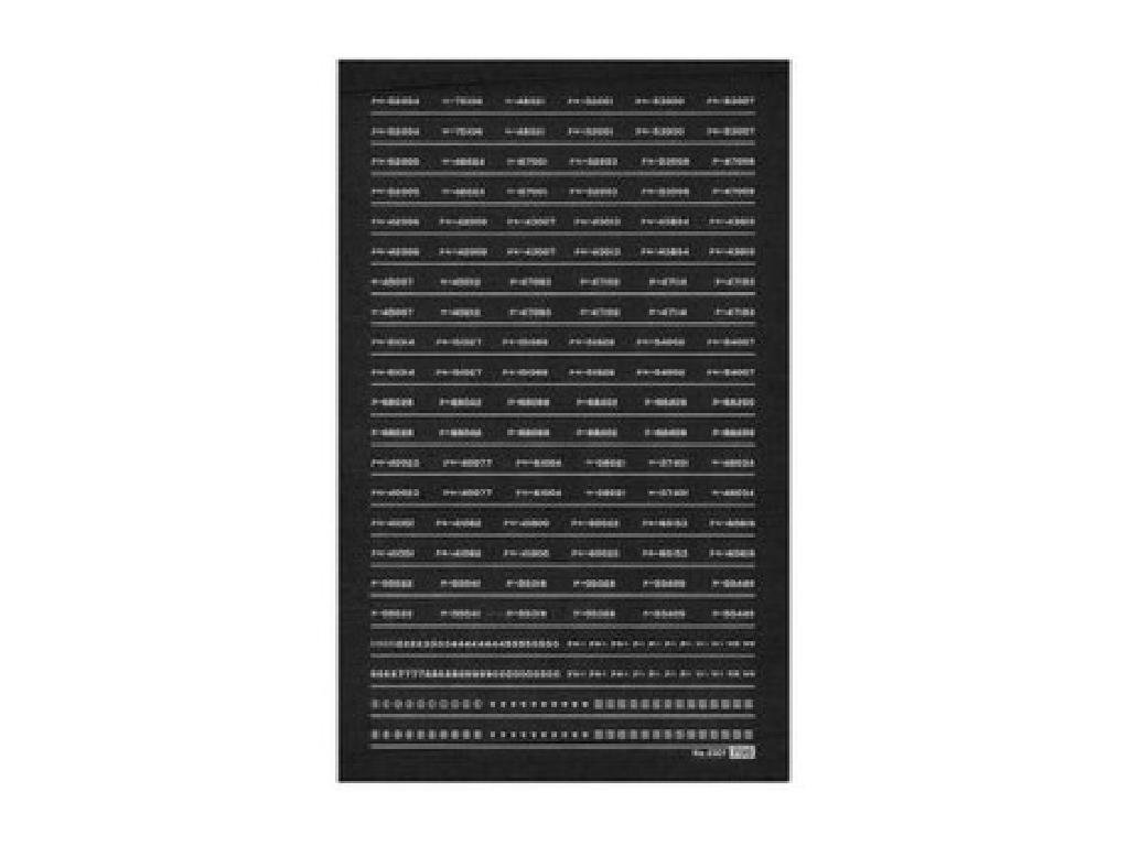 【中古】グリーンマックス Nゲージ 6301 車両マーク 白/40・42・51・52系拍卖
