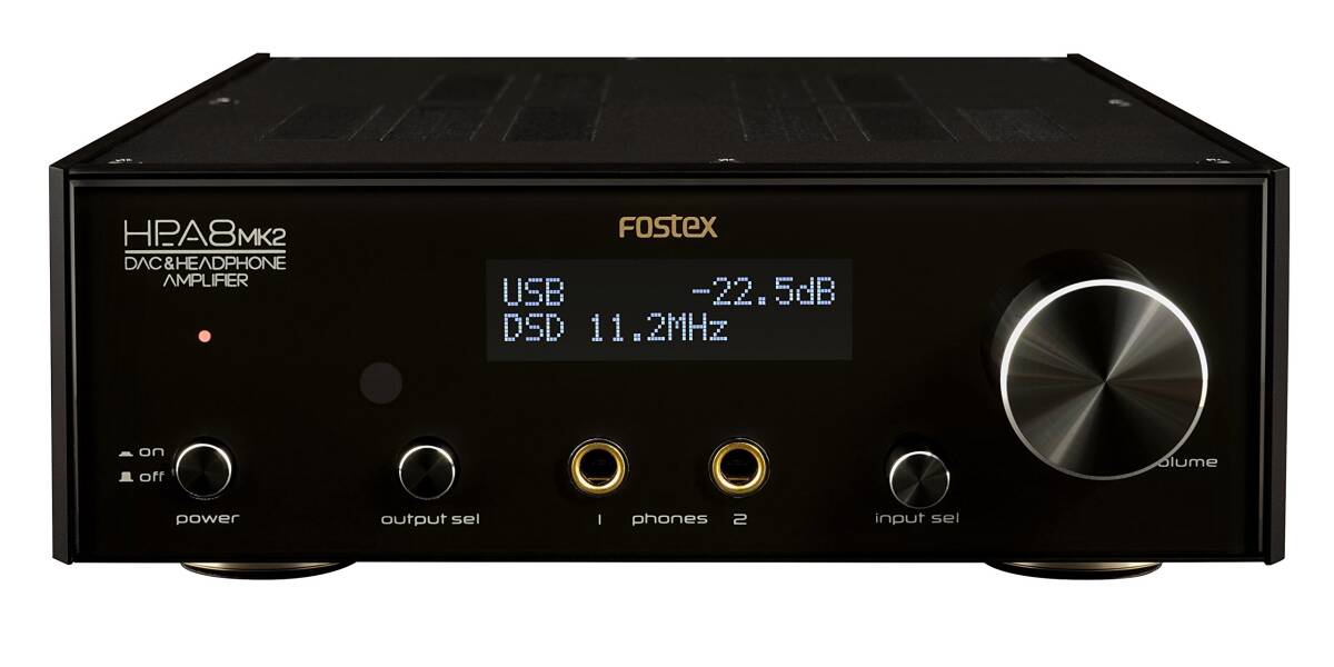 【中古】FOSTEX ヘッドホンアンプ 32bit D/A変換器内蔵 ハイレゾ対応 HP-A8MK2拍卖