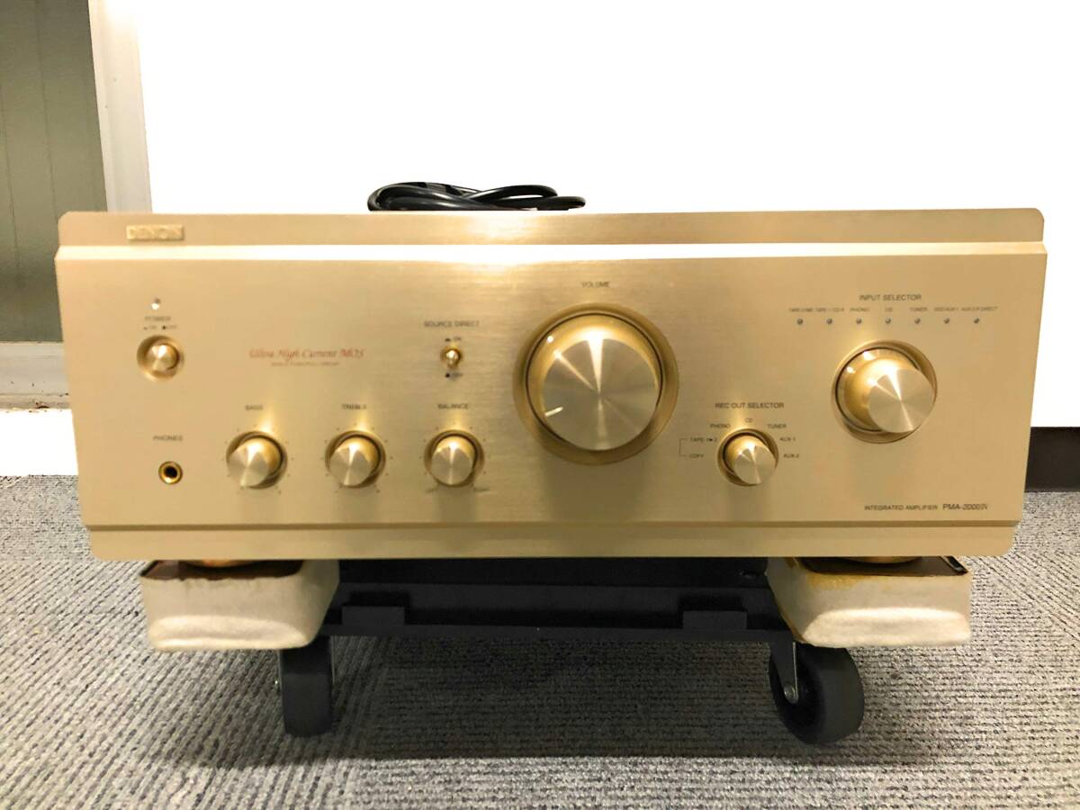 【中古】Denon プリメインアンプ ゴールド PMA-2000-4N拍卖