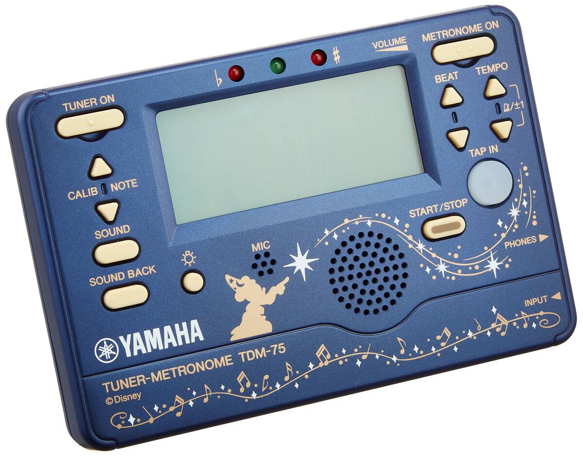【中古】YAMAHA チューナーメトロノーム 【ファンタジア】 TDM-75DF拍卖