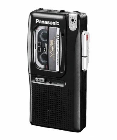 【中古】Panasonic マイクロカセットレコーダー RN-502-K ブラック拍卖