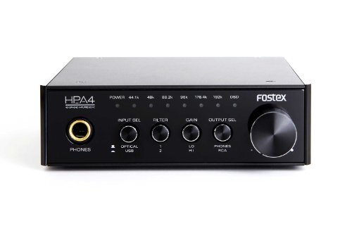 【中古】FOSTEX ヘッドホンアンプ D/A変換器内蔵 ハイレゾ対応 HP-A4拍卖