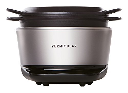 【中古】バーミキュラ ライスポット 5合炊き 炊飯器 ソリッドシルバー 専用レシピブック付 RP23A-SV拍卖