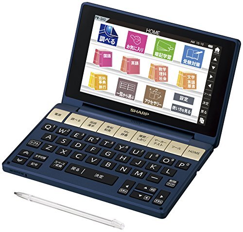 【中古】シャープ カラ―電子辞書 Brain 高校生モデル 系 PW-SH3-K拍卖