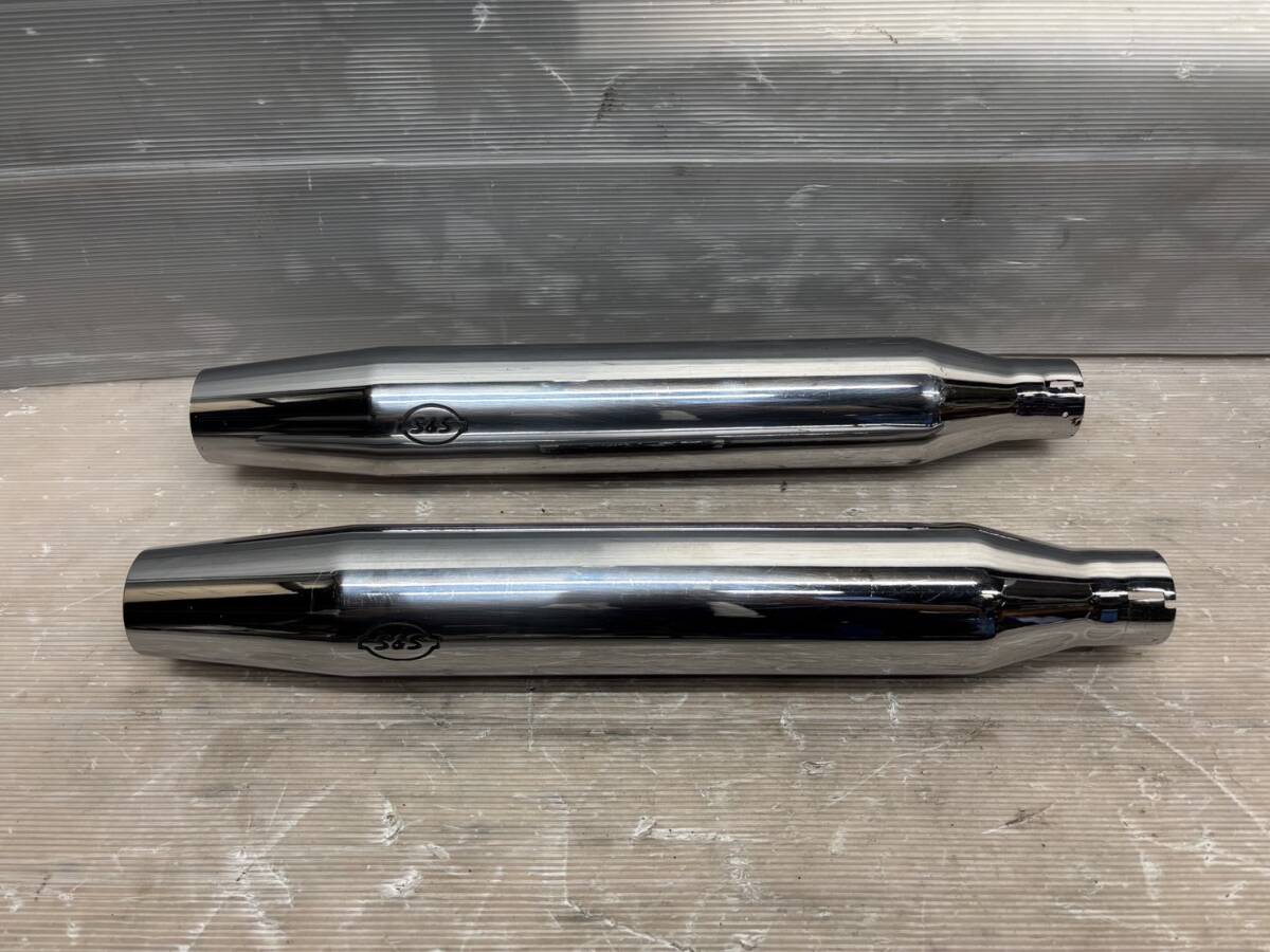 【管A0】 ハーレーに付いていたS&S マフラー加工用ジャンク拍卖