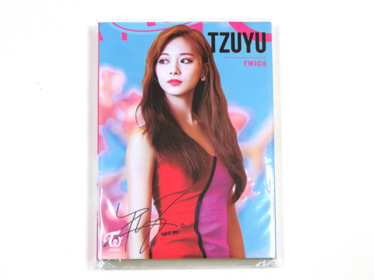 送無) TWICE/トゥワイス TZUYU ツウィ★折りたたみ MEMO BOOK メモ帳 新品 FY拍卖