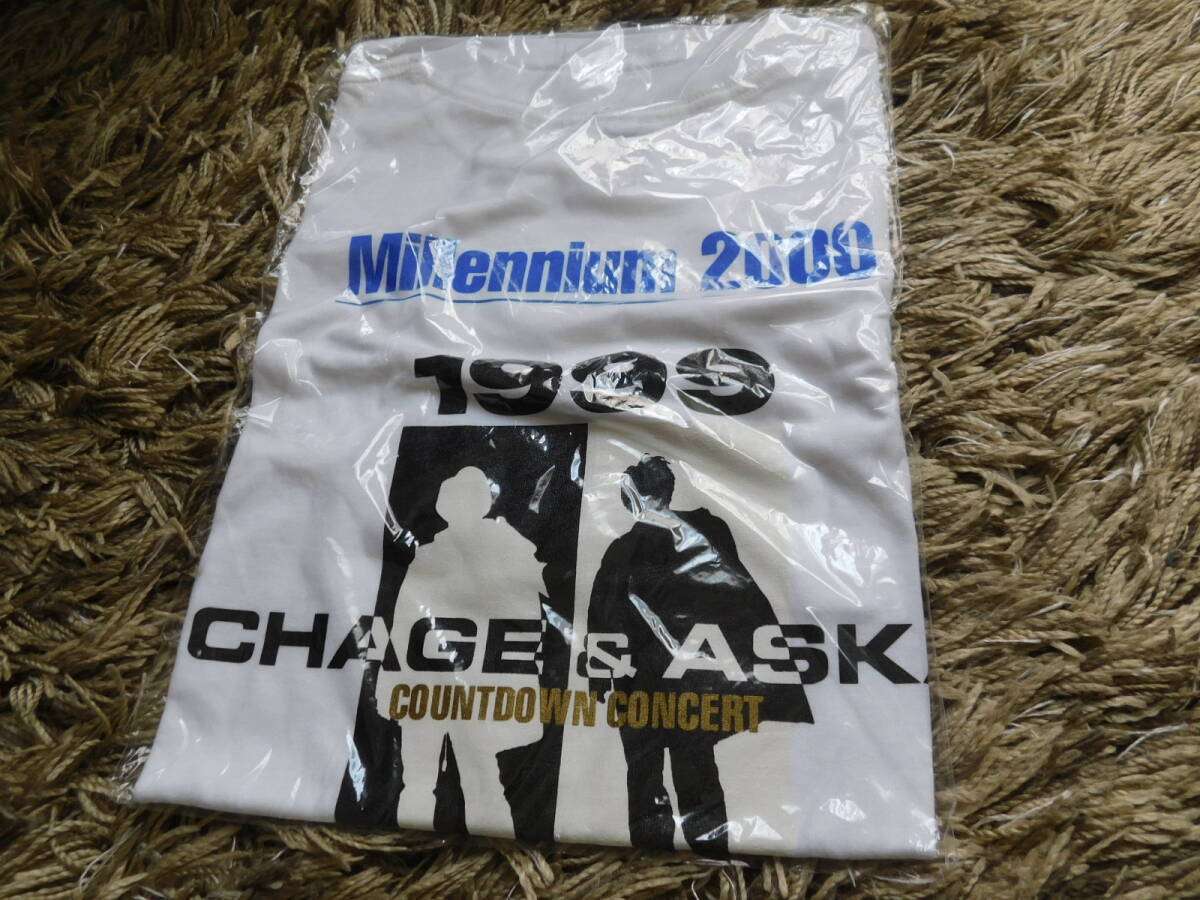 ■ CHAGE & ASKA Millennium 2000 COUNTDOWN CONCERT Tシャツ 未使用 チャゲ&飛鳥 90's ヴィンテージ バンド ライブTシャツ拍卖