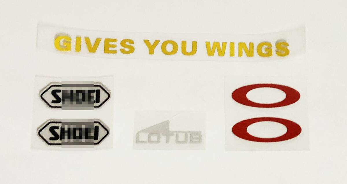 ST-108 MotoGP 93 Marc Marquez マルクマルケス ヘルメット シールド 3M ステッカー 6点セット 反射剤入り拍卖