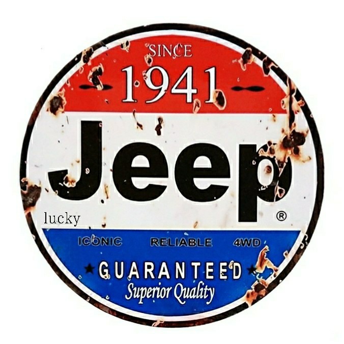 ヴィンテージ レトロ 転写 ステッカー 車 カッティングステッカー シール シート デカール 1941 Jeep エイジング加工 バイク 装飾 luk309拍卖