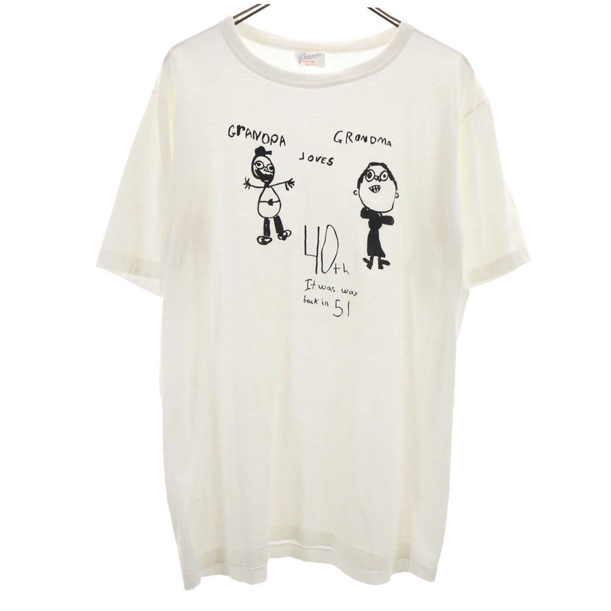 Penmans 90s カナダ製 オールド 半袖 Tシャツ XL 白 シングルステッチ メンズ拍卖