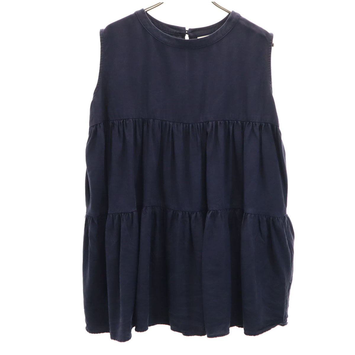 URBAN RESEARCH DOORS アーバンリサーチドアーズ ノースリーブ ティアード チュニック One ネイビー レディース拍卖